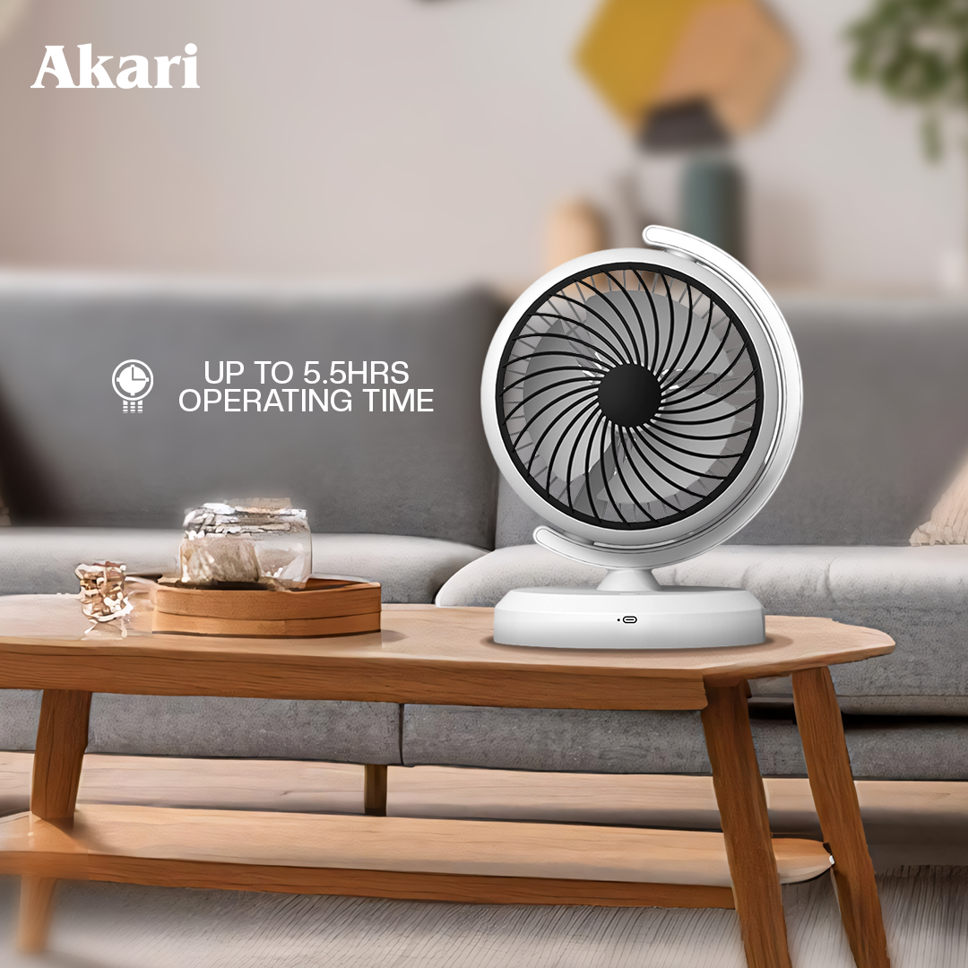 Akari Rechargeable Globe Fan (ARF-888) - Image 5